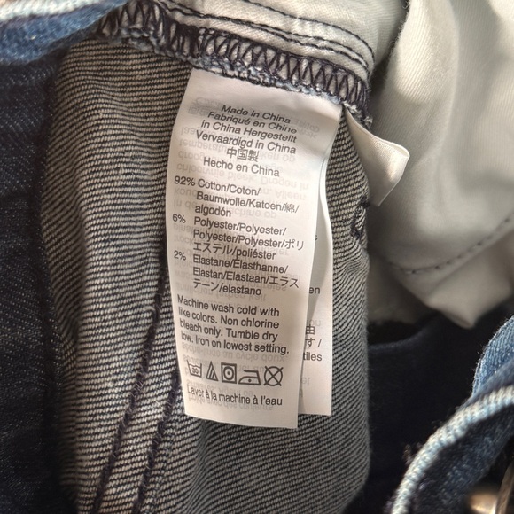 Madewell Cali Demi boot Star Denim Mini Flare High rise jeans Sz 27 Waist - Picture 12 of 12